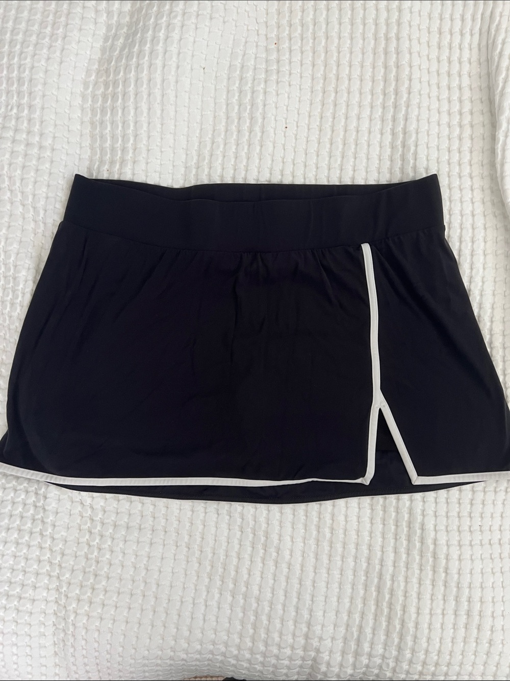 all in motion Black Active Skort with White Logo